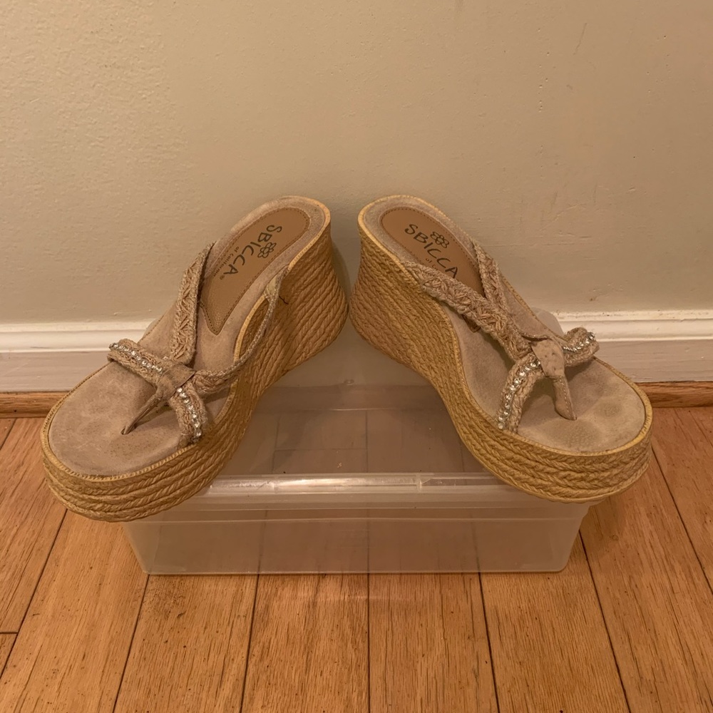 Sbicca Tan Sandals